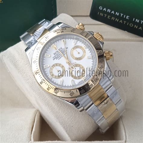 venditori di repliche rolex daytona acciaio bianco|Clone Rolex Daytona 116503 acciao e oro quadrante .